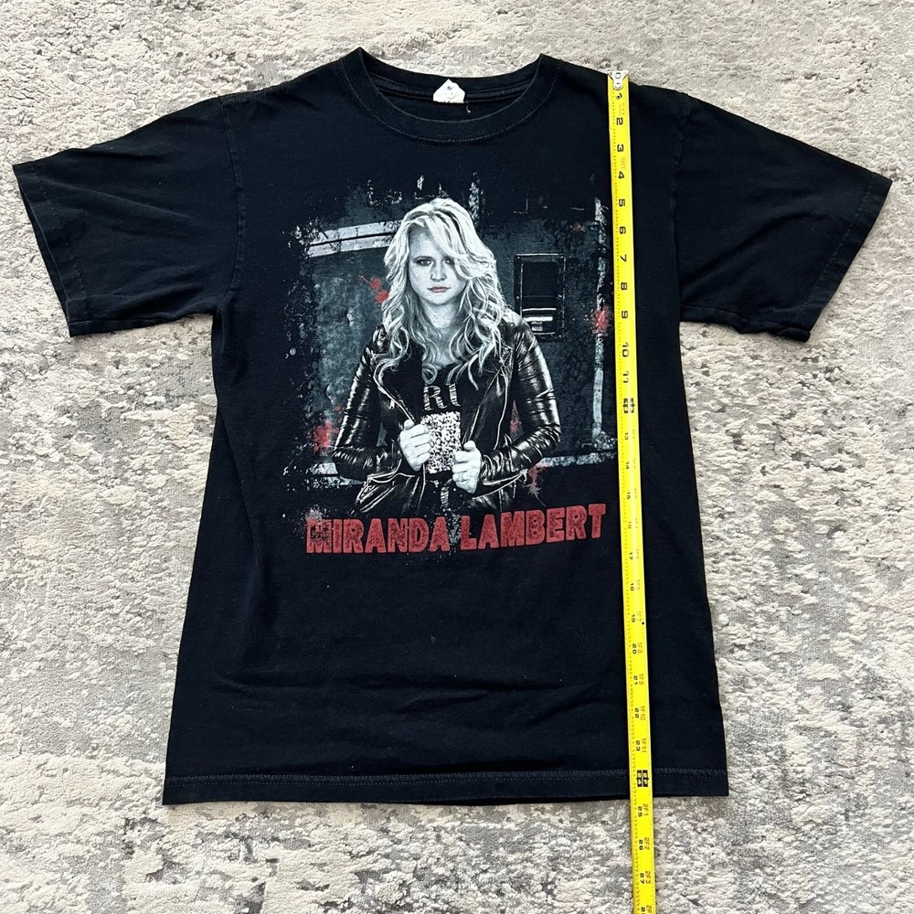 Miranda Lambert Tour Band Black Short Sleeve Graphic T shirt Anvil Small Music